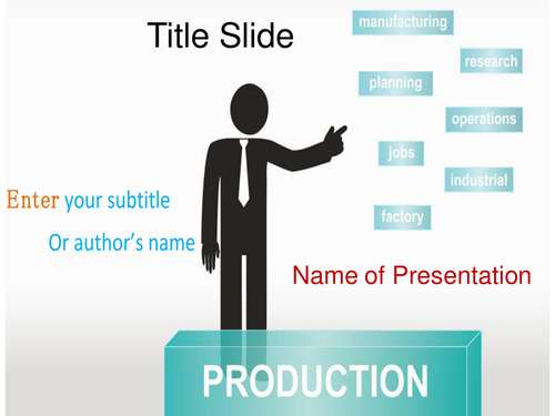 Production PPT Template