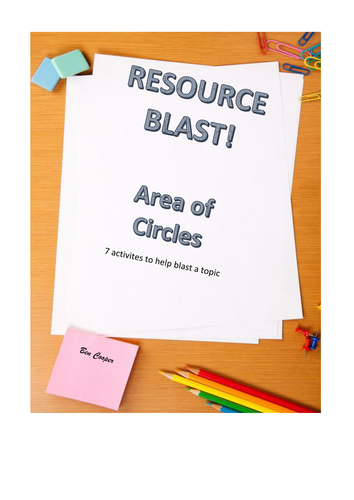 Area of Circles Resource Blast
