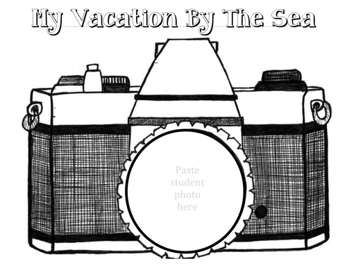 Ocean Unit: My Vacation By the Sea Book
