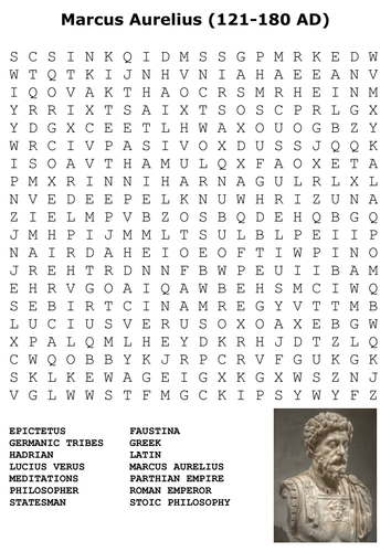 Marcus Aurelius Word Search