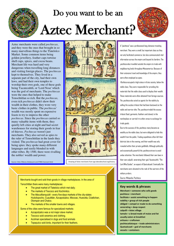 Do you want to be an Aztec merchant?