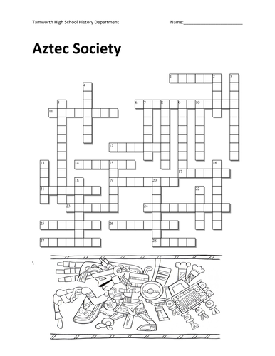 Aztec Society Crossword