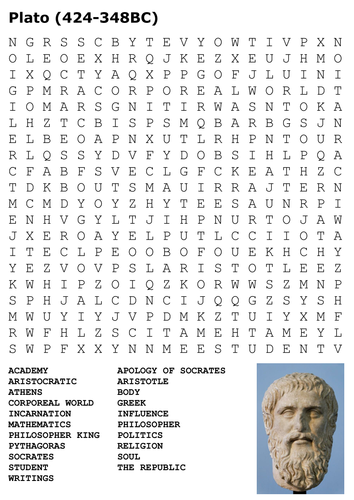 Plato (Greek) Word Search