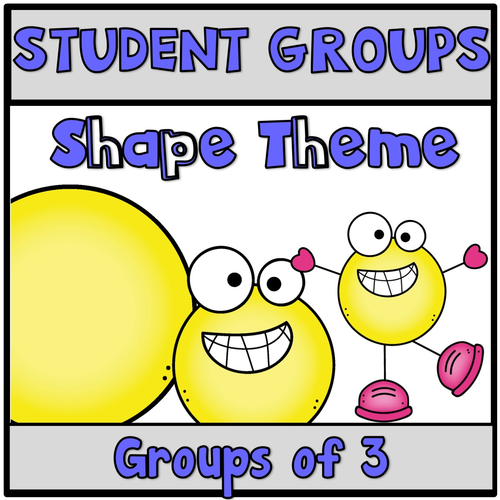 Partner Picking Student Grouping Shapes