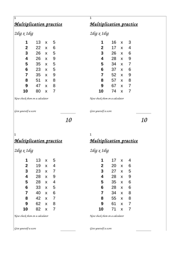 Random Calculation Generator
