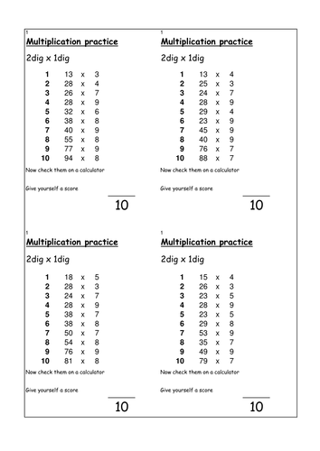 Random Calculation Generator (FREE EXAMPLE)