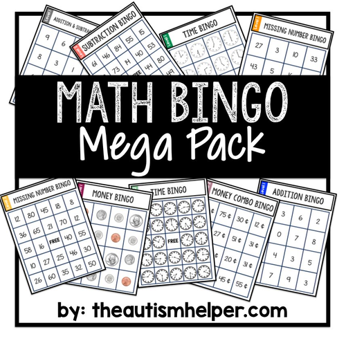 Math Bingo Mega Pack
