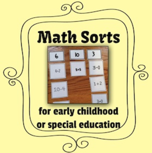 Math Sorts for Special Education