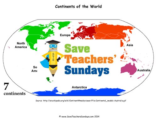Countries, Continents and Meat Exports KS1 Lesson Plan and Worksheet