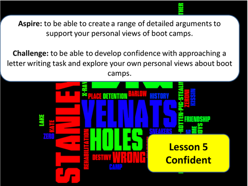 Lesson 5 - Bootcamp Transactional Writing Scheme of Work