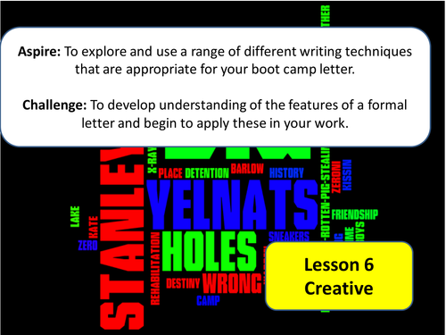 Lesson 6 - Bootcamp Transactional Writing Scheme of Work
