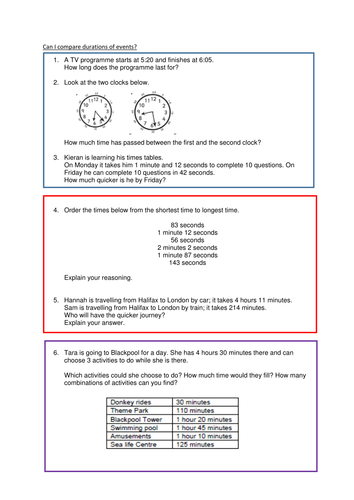 Can I compare durations of events?