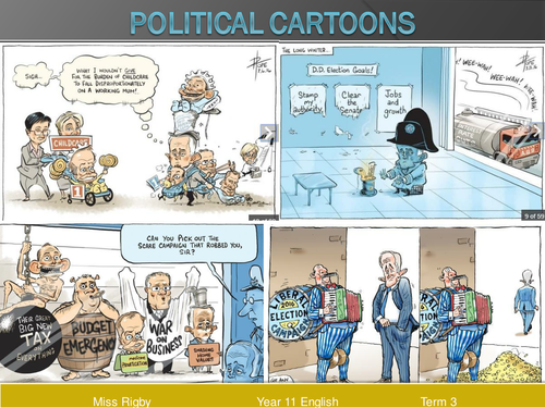 Political cartoons