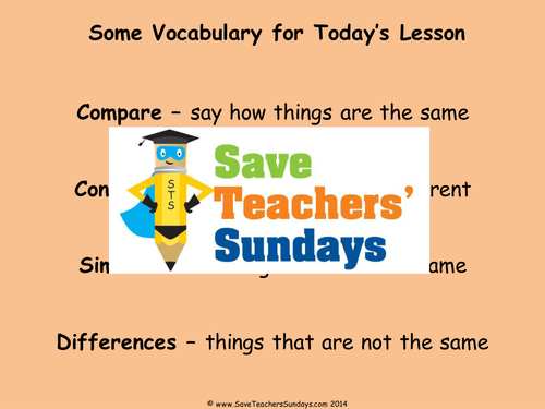 Comparing Rural and Urban Areas KS1 Lesson Plan PowerPoint and Worksheet