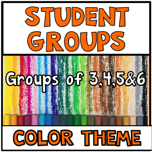 Partner Picking Student Grouping Colors