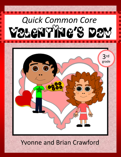 Valentine's Day No Prep Common Core Math (third grade)