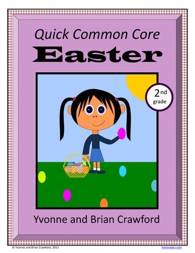 Easter No Prep Common Core Math (second grade)