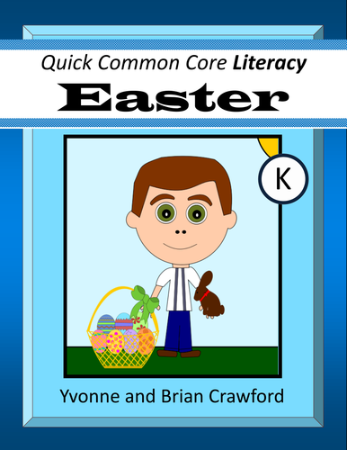 Easter No Prep Common Core Literacy (kindergarten)