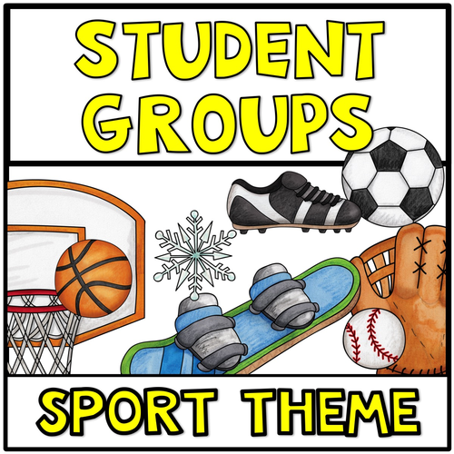 Partner Picking Student Pairs Sport Theme