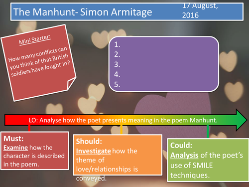 The Manhunt- Simon Armitage