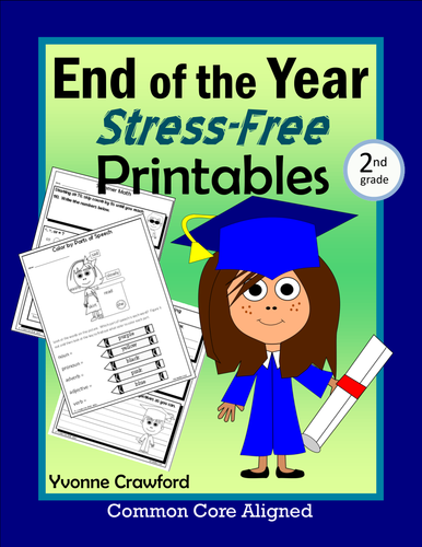 End of the Year NO PREP Printables - Second Grade Common Core