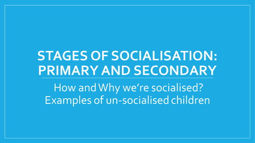 stages of socialisation