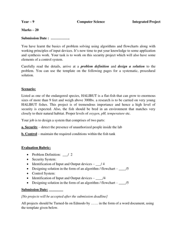 Algorithm & Coding Project