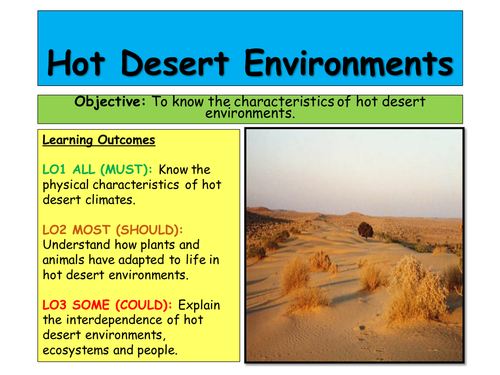 AQA GEOGRAPHY GCSE 2016 -Hot deserts - The living world by ...