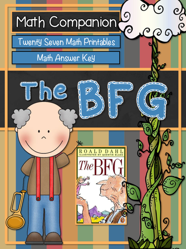 The BFG Math Companion {27 Printables, Answer Key & Common Core}