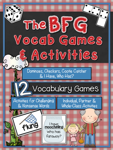 The BFG {12 FUN Vocabulary Games and Activities}