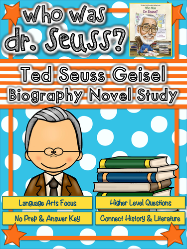 Who Was Dr. Seuss? {Ted Seuss Geisel Biography Novel Study} | Teaching ...