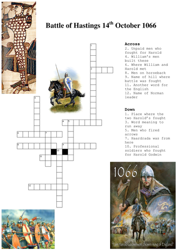 The Battle of Hastings Crossword
