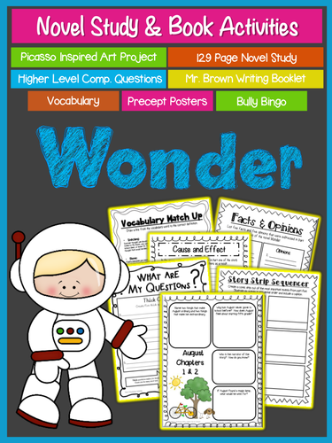 Wonder by R.J Palacio Scheme of Work by oonaboona ...