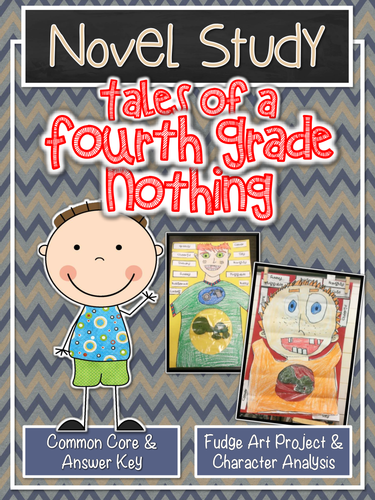 Tales of a Fourth Grade Nothing {Novel Study & Art Project}