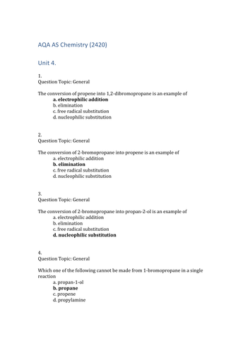 gce-a-level-chemistry-multiple-choice-questions-for-unit-5-aqa-board