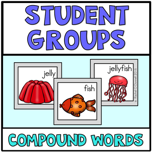 Pick a Partner Cards Compound Words