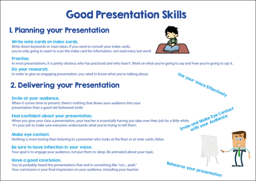 Good presentation vs bad presentation picture