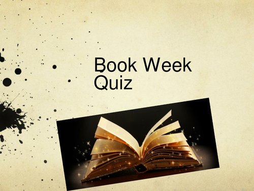 Literature Quiz (KS3 and KS4)