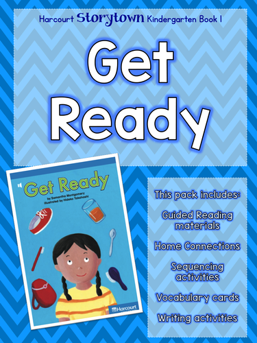 Guided Reading Pack: Storytown Kindergarten Book 1 Get Ready