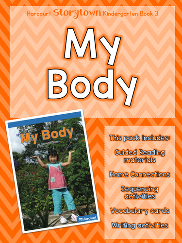Guided Reading Pack: Storytown Kindergarten Book 3 My Body