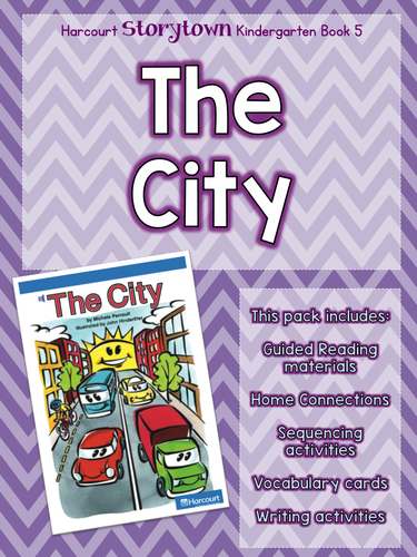Guided Reading Pack: Storytown Kindergarten Book 5 The City