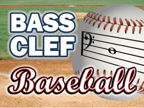 Bass Clef Baseball Powerpoint Game for Music Class