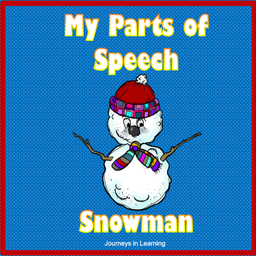 My Parts of Speech Snowman