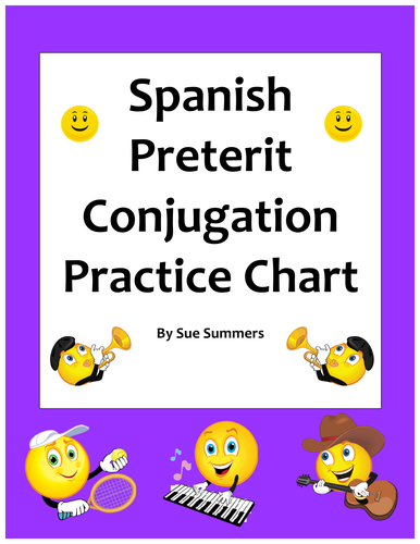 Spanish Verb Conjugation Charts - Preterit Tense