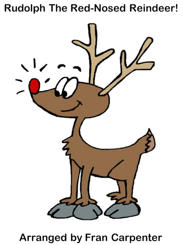 Rudolph The Red-Nosed Reindeer - MP3 tracks & piano score arranged for early years & KS1 (also KS2!)