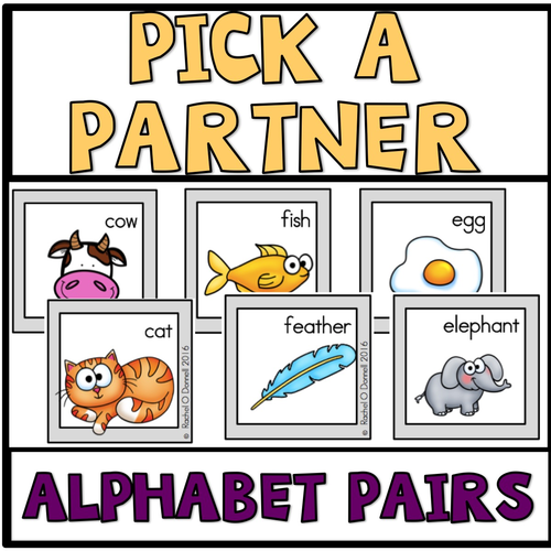 Pick a Partner Alphabet Pairs