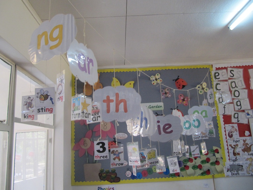 Digraph word and picture matching