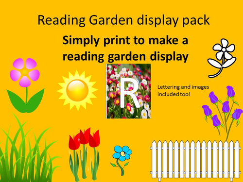 READING GARDEN DISPLAY PACK