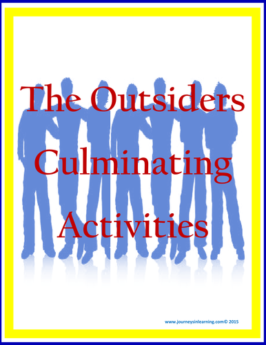 The Outsiders Culminating Activities