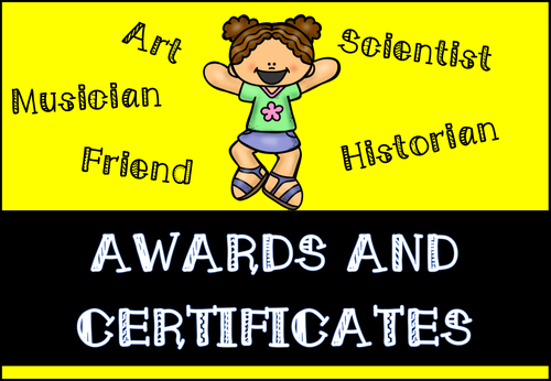 End of Year Achievement Certificates